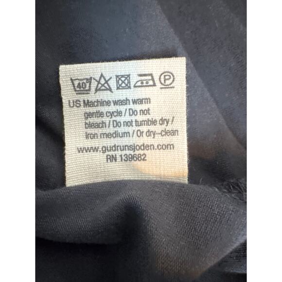 Gudrun Sjoden Organic Cotton Long Sleeve Shirt Dress XL  Edite Jersey Cherry - Picture 7 of 7